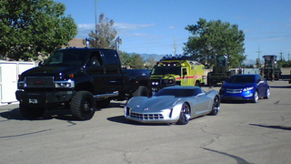 Volt, Sideswipe Caught Sunning Selves On Transformers 2 Set